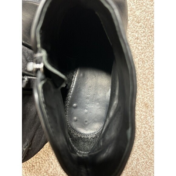 Rag & Bone Moto Boot Black Size 9 US 39 EU Womens - Picture 6 of 8